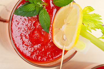 Image showing fresh tomato juice