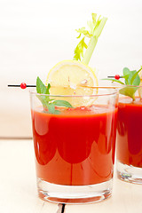 Image showing fresh tomato juice