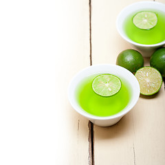 Image showing green lime lemonade 