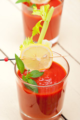 Image showing fresh tomato juice