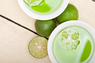 Image showing green lime lemonade 