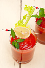 Image showing fresh tomato juice