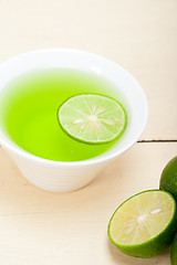 Image showing green lime lemonade 