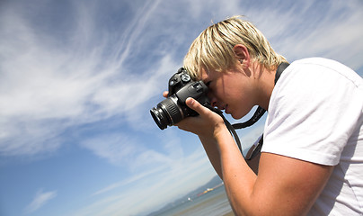 Image showing taking pictures