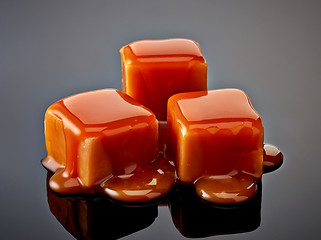 Image showing caramel candies