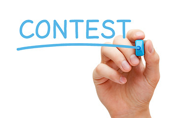 Image showing Contest Blue Marker