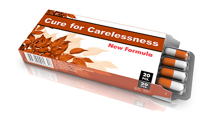 Image showing Cure For Carelessness, Gray Open Blister Pack.