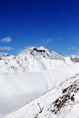 Image showing Winter mount at sunshine day