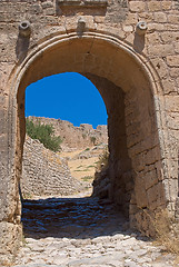 Image showing Entrance to the ancient fortress.