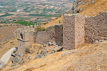 Image showing Walls of the ancient fortress.