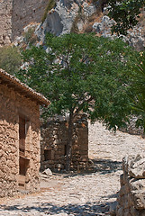 Image showing The road to the ancient city.