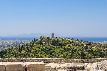 Image showing Philopappou hill.