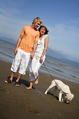 Image showing young couple on the beach