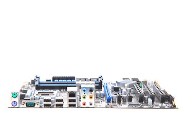 Image showing modern computer mainboard (motherboard)