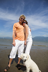 Image showing young couple on the beach