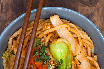 Image showing hand pulled ramen noodles