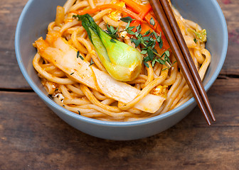 Image showing hand pulled ramen noodles