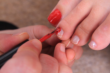 Image showing women feet (pedicure)