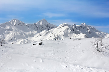 Image showing Mountains in winter