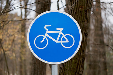 Image showing Bike on the pavement