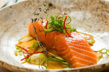 Image showing Salmon filet 
