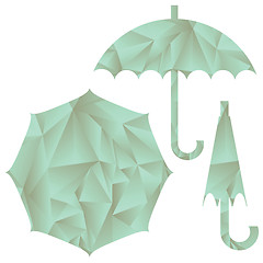 Image showing umbrella set