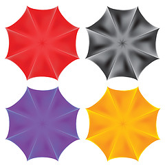 Image showing umbrella set