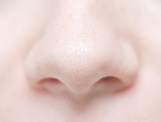 Image showing woman nose