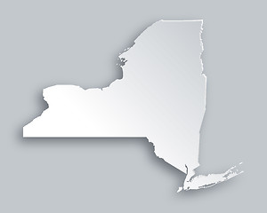 Image showing Map of New York