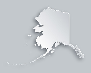 Image showing Map of Alaska