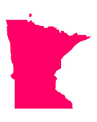 Image showing Map of Minnesota