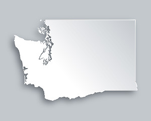 Image showing Map of Washington
