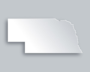 Image showing Map of Nebraska