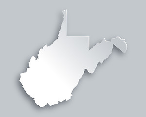 Image showing Map of West Virginia