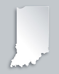 Image showing Map of Indiana