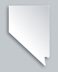 Image showing Map of Nevada