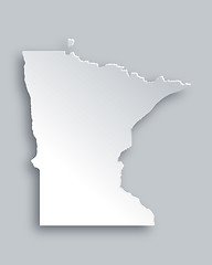 Image showing Map of Minnesota