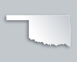 Image showing Map of Oklahoma