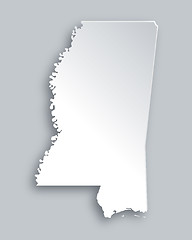 Image showing Map of Mississippi