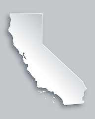 Image showing Map of California