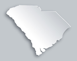 Image showing Map of South Carolina