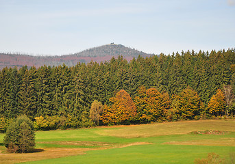 Image showing Mountain Lusen, Bavaria