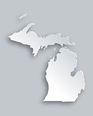 Image showing Map of Michigan