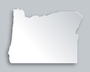Image showing Map of Oregon