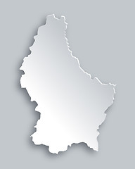 Image showing Map of Luxembourg