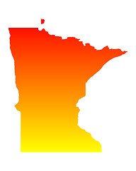 Image showing Map of Minnesota