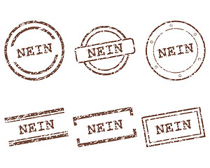 Image showing Nein stamps
