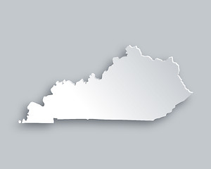 Image showing Map of Kentucky