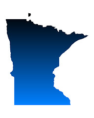 Image showing Map of Minnesota