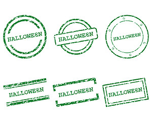 Image showing Halloween stamps